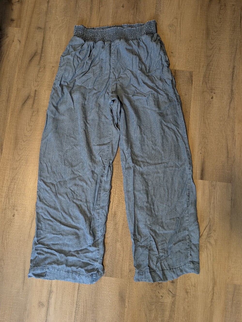 Relaxed Light Blue Lightweight Pants
